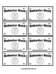 behavior bucks